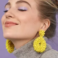 Fashion Water Droplets Alloy No Inlaid Earrings main image 3