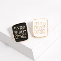 Simple Style Geometric Alloy Stoving Varnish No Inlaid Unisex Brooches main image 1