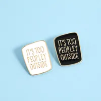 Simple Style Geometric Alloy Stoving Varnish No Inlaid Unisex Brooches main image 3