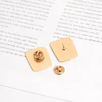 Simple Style Geometric Alloy Stoving Varnish No Inlaid Unisex Brooches main image 5