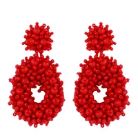 Fashion Water Droplets Alloy No Inlaid Earrings sku image 2
