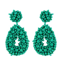 Fashion Water Droplets Alloy No Inlaid Earrings sku image 4