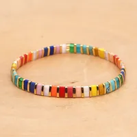Rainbow Style Fashion Beach Bohemian Bracelet Imported Tila Beaded Jewelry Wholesale Nihaowholesale main image 4