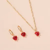 Simple Style Heart Glass Copper Artificial Gemstones main image 4