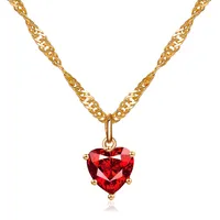 Simple Style Heart Glass Copper Artificial Gemstones sku image 2