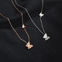304 Stainless Steel 18K Gold Plated Plating Insect Necklace main image 3