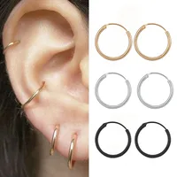 Simple Style Geometric Plating Copper No Inlaid Earrings main image 1