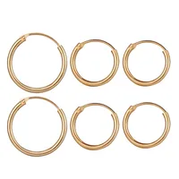 Simple Style Geometric Plating Copper No Inlaid Earrings main image 5