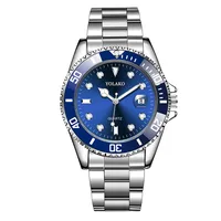 Fashion New Men's Steel Belt Watch British Waterproof Quartz Men And Women Watches Wholesale Nihaowholesale sku image 3