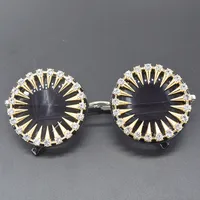 New Sunglasses Tide Retro Round Harajuku Style  Rhinestone Round Sunglasses Frog Glasses Wholesale Nihaowholesale main image 1