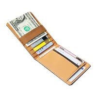 New Korean Fashion Us Dollar Clip Men's Leather Wallet Pu Card Bag Elastic Band Small Card Bag Wholesale Nihaowholesale main image 5