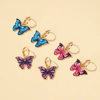 New Color Butterfly Earrings Dream Butterfly Earrings Hot Sale Earrings Wholesale Nihaowholesale main image 1