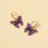 New Color Butterfly Earrings Dream Butterfly Earrings Hot Sale Earrings Wholesale Nihaowholesale main image 4