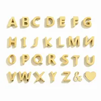 1 Piece Stainless Steel 14K Gold Plated Letter Polished Pendant main image 1