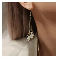 Simple Earrings Personality Wild Earrings Alloy Earrings Long Earrings Women main image 1