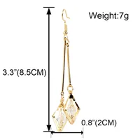 Simple Earrings Personality Wild Earrings Alloy Earrings Long Earrings Women main image 5