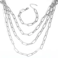 Hip-hop Rap Accessories Hiphop Big Gold Chain Cuban Necklace Clavicle Chain Wholesale Nihaowholesale main image 3