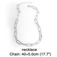 Hip-hop Rap Accessories Hiphop Big Gold Chain Cuban Necklace Clavicle Chain Wholesale Nihaowholesale sku image 3