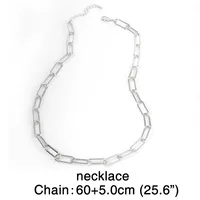 Hip-hop Rap Accessories Hiphop Big Gold Chain Cuban Necklace Clavicle Chain Wholesale Nihaowholesale sku image 5
