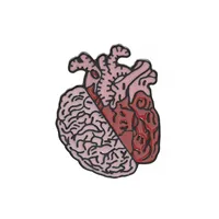 New Brooch Trend Heart Series Brooch Alloy Drop Oil Heart Brooch Student Bag Accessories Wholesale Nihaowholesale sku image 2