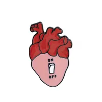 New Brooch Trend Heart Series Brooch Alloy Drop Oil Heart Brooch Student Bag Accessories Wholesale Nihaowholesale sku image 10