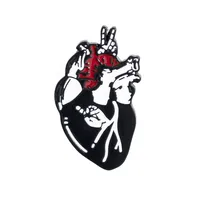 New Brooch Trend Heart Series Brooch Alloy Drop Oil Heart Brooch Student Bag Accessories Wholesale Nihaowholesale sku image 11