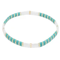 Fashion Tila Beads Mixed Color Bracelet Nhgw157206 sku image 2