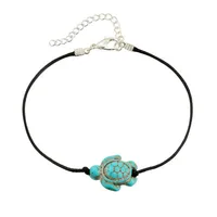 Creative Retro Minimalist Beach Turtle Anklet Bracelet Nhpj134415 sku image 1