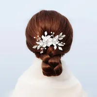 Women's Leaf Rhinestone main image 2