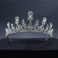 New Semi-circular Crown Bride Crown Fairy Wedding Dress Headdress Hair Jewelry Wholesale main image 2