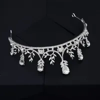 New Semi-circular Crown Bride Crown Fairy Wedding Dress Headdress Hair Jewelry Wholesale main image 3