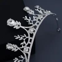 New Semi-circular Crown Bride Crown Fairy Wedding Dress Headdress Hair Jewelry Wholesale main image 5