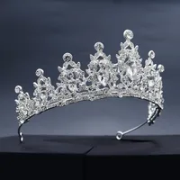 Explosion Crown Classic Baroque Retro Hair Accessories Luxury Diamond Bridal Wedding Accessories Photo Headdress main image 3