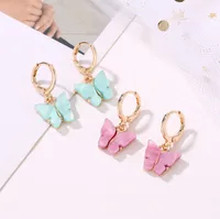 Fashion Butterfly Necklace Earrings Set Jewelry Acrylic Necklace Earring Set Hot Jewelry Wholesale Nihaojewelr main image 3
