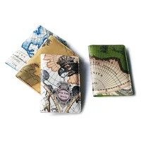 Korean Map Passport Bag Travel  Passport Clip Creative Passport Set  Bag Hot Sale Wholesale Nihaowholesale main image 4