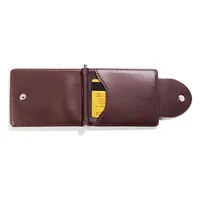 New Pu Leather Wallet Short Fashion Men's Wallet Korean Buckle Us Money Wallet  Wallet Wholesale Nihaowholesale main image 3