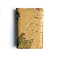 Korean Map Passport Bag Travel  Passport Clip Creative Passport Set  Bag Hot Sale Wholesale Nihaowholesale sku image 2