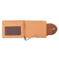 New Pu Leather Wallet Short Fashion Men's Wallet Korean Buckle Us Money Wallet  Wallet Wholesale Nihaowholesale sku image 1