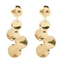 Retro Style Alloy Earrings Fashion Simple Creative Disc Earrings Wholesale Nihaowholesale main image 5