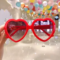 Cute Heart Shape Floral Polycarbonate Round Frame Square Oval Frame Full Frame Kids Sunglasses sku image 4
