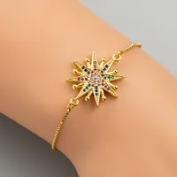 Fashion Animal Copper Artificial Gemstones Bracelets In Bulk main image 2