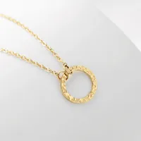 Stainless Steel 14K Gold Plated Fashion Plating Geometric Necklace main image 3