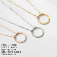 Stainless Steel 14K Gold Plated Fashion Plating Geometric Necklace main image 3