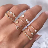 Vintage Style Star Alloy Diamond Women's main image 1