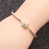 Trendy Models Jewelry Micro-set Zircon Turtle Adjustable Ladies Bracelet Wholesale Nihaowholesale main image 2