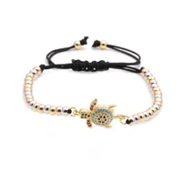Trendy Models Jewelry Micro-set Zircon Turtle Adjustable Ladies Bracelet Wholesale Nihaowholesale main image 4