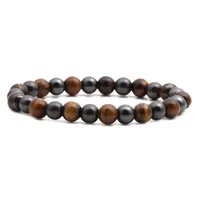 Hot Sale Tiger's Eye Black Gallstone Bracelet Beaded Diy Bracelet Beaded Wholesale Nihaowholesale sku image 1
