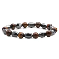 Hot Sale Tiger's Eye Black Gallstone Bracelet Beaded Diy Bracelet Beaded Wholesale Nihaowholesale sku image 5