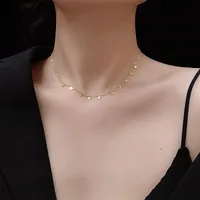 Wholesale Jewelry Fashion Geometric 304 Stainless Steel 18K Gold Plated Pendant Necklace main image 5