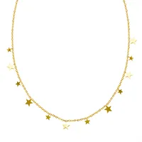 Wholesale Jewelry Fashion Geometric 304 Stainless Steel 18K Gold Plated Pendant Necklace main image 2